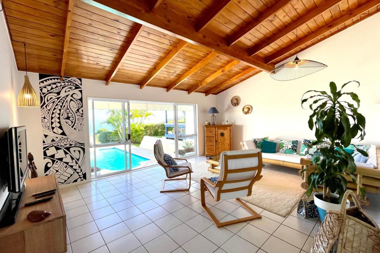 Villa Tiare Amazing View - Private Pool - 4 Bedrooms- Up To 7 Pers Punaauia  Buitenkant foto