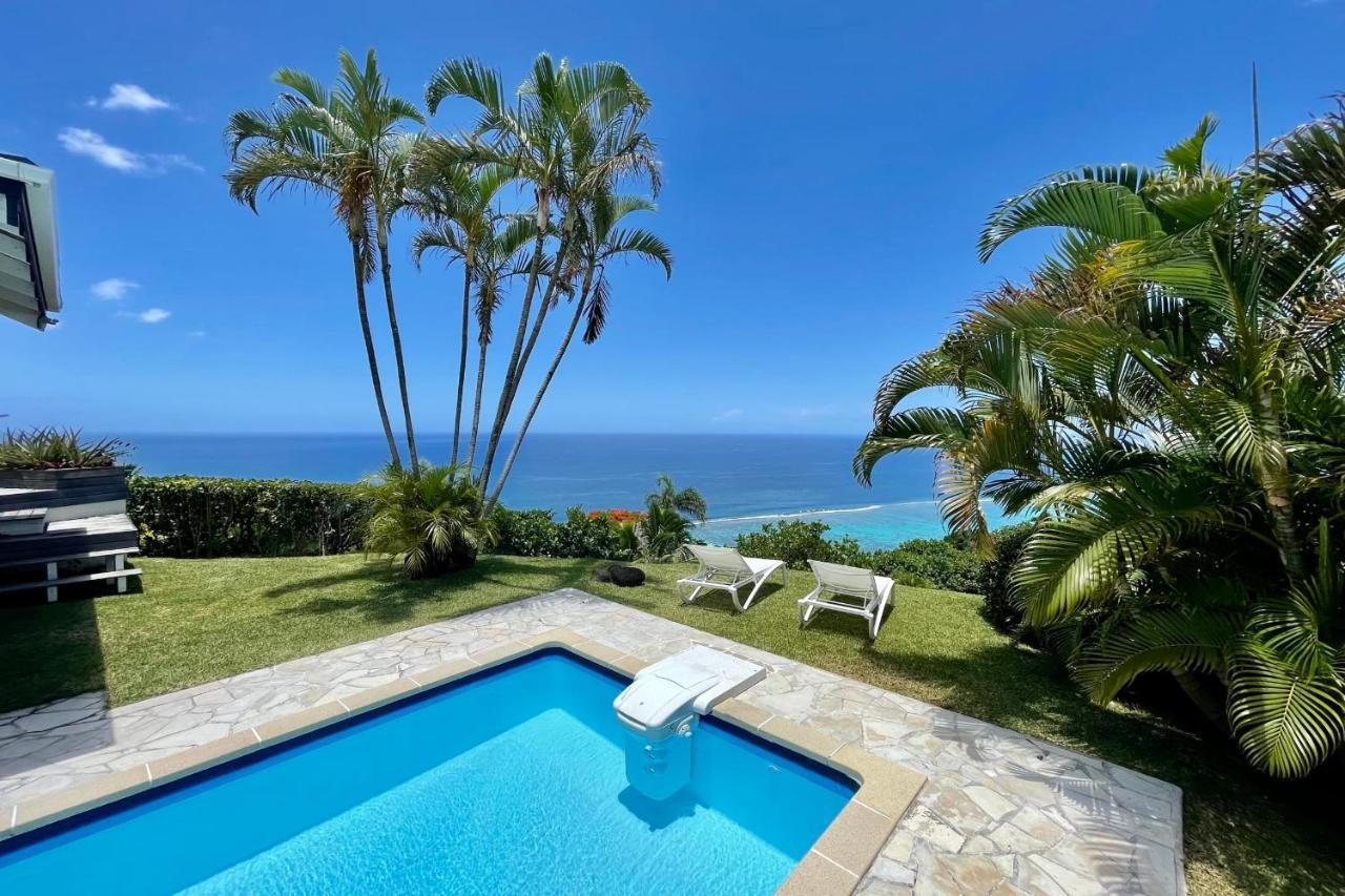 Villa Tiare Amazing View - Private Pool - 4 Bedrooms- Up To 7 Pers Punaauia  Buitenkant foto