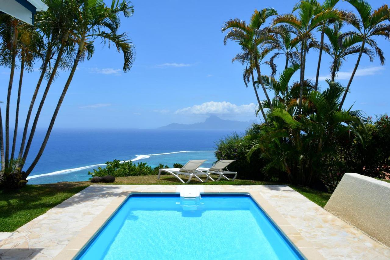 Villa Tiare Amazing View - Private Pool - 4 Bedrooms- Up To 7 Pers Punaauia  Buitenkant foto